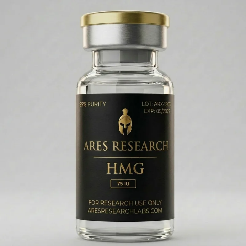 HMG research vial