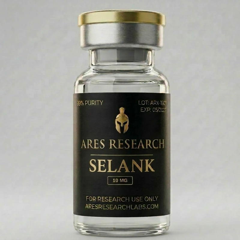 Selank research vial